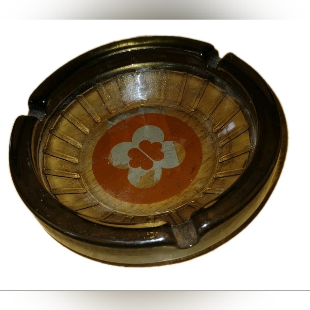 VTG Ashtray, Amber